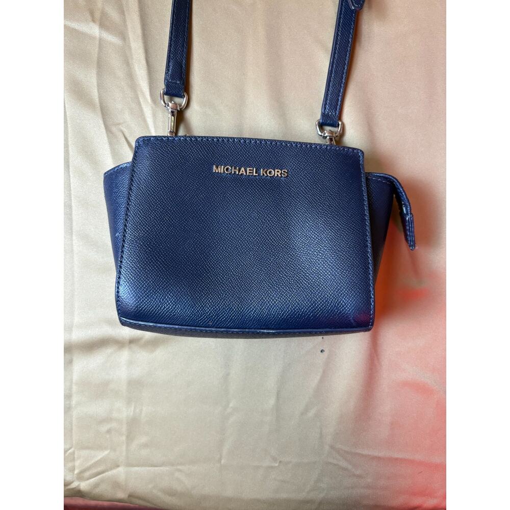 Michael Kors Selma Mini Saffiano leather crossbody bag